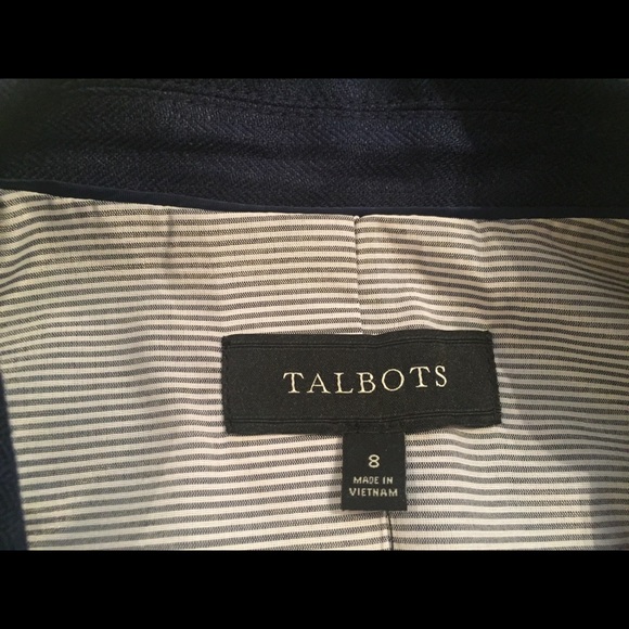TALBOTS CLASSIC LINEN BLAZER - Picture 5 of 5